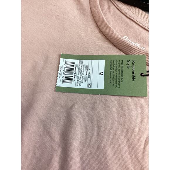 Good Fellow Women's Short Sleeve Lyndale Tee Nostalgia Rose New with Tag Size M - Picture 4 of 5